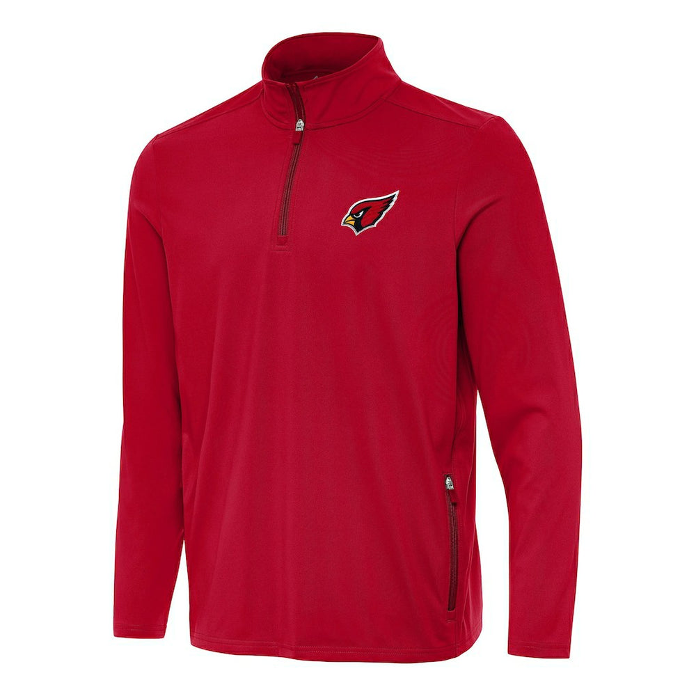 Arizona Cardinals Antigua Perilous Quarter-Zip Pullover Top Cardinal | NFL