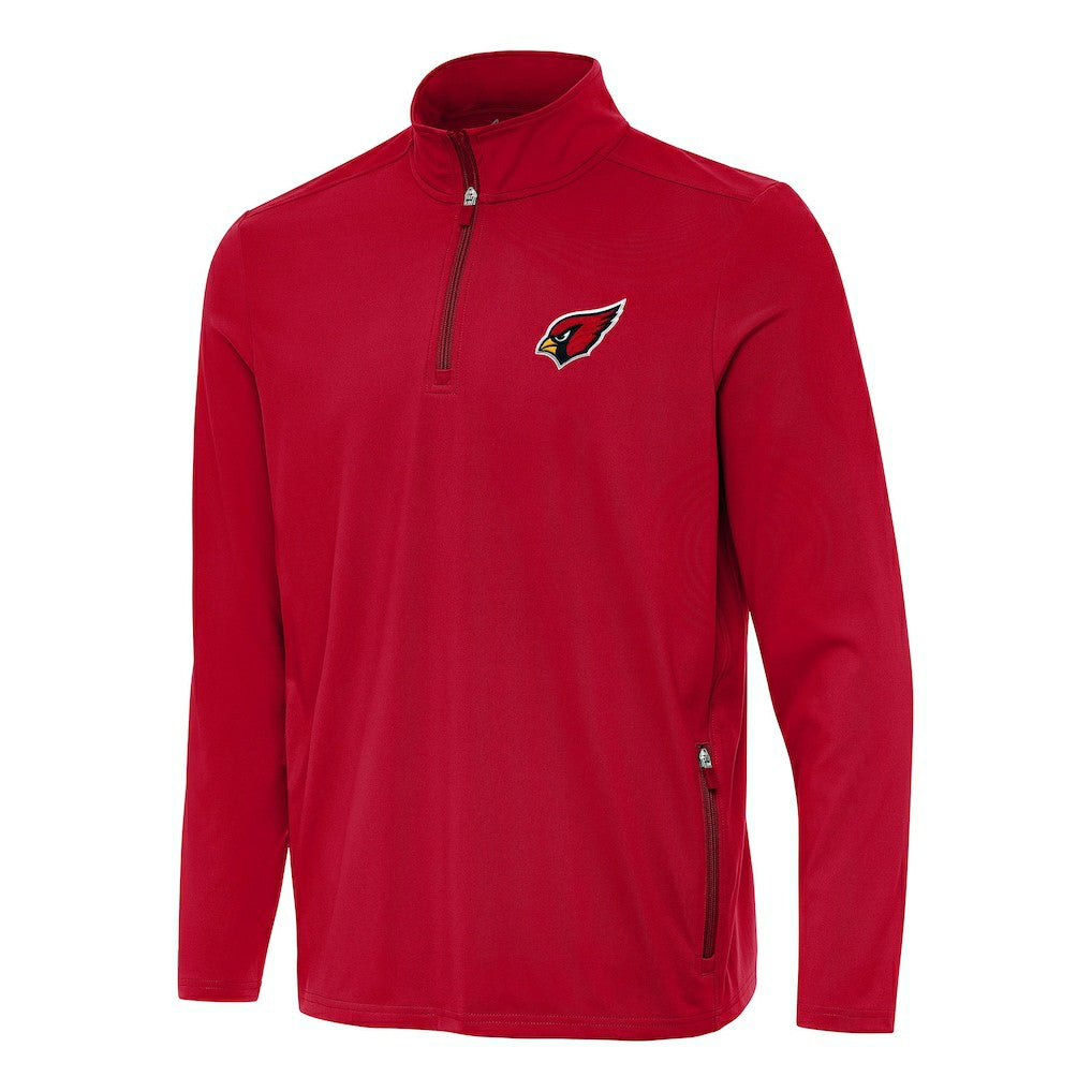 Arizona Cardinals Antigua Perilous Quarter-Zip Pullover Top Cardinal | NFL