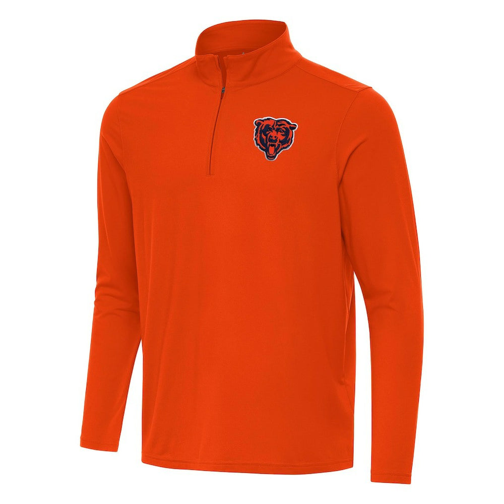 Chicago Bears Antigua Intent Quarter-Zip Pullover Top Orange | NFL