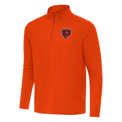 Chicago Bears Antigua Intent Quarter-Zip Pullover Top Orange | NFL