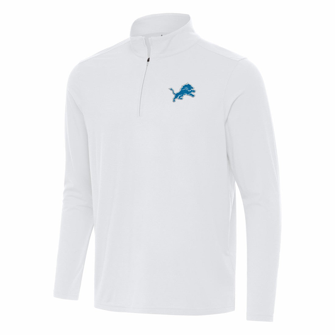 Detroit Lions Antigua Intent Quarter-Zip Pullover Top White | NFL