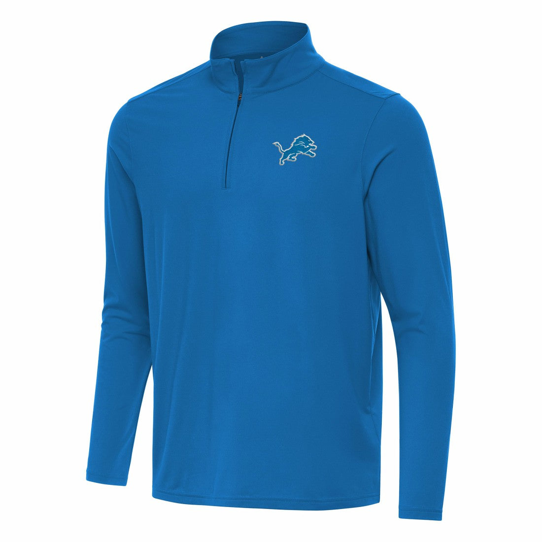 Detroit Lions Antigua Intent Quarter-Zip Pullover Top Blue | NFL