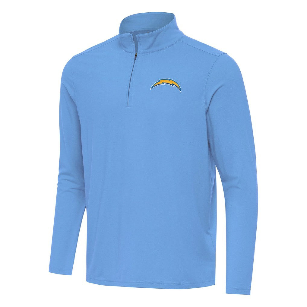 Los Angeles Chargers Antigua Intent Quarter-Zip Pullover Top Powder Blue | NFL