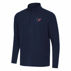 Houston Texans Antigua Intent Quarter-Zip Pullover Top Navy | NFL