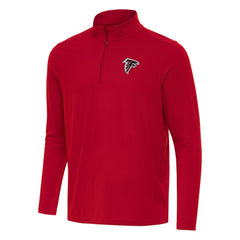 Atlanta Falcons Antigua Intent Quarter-Zip Pullover Top Red | NFL