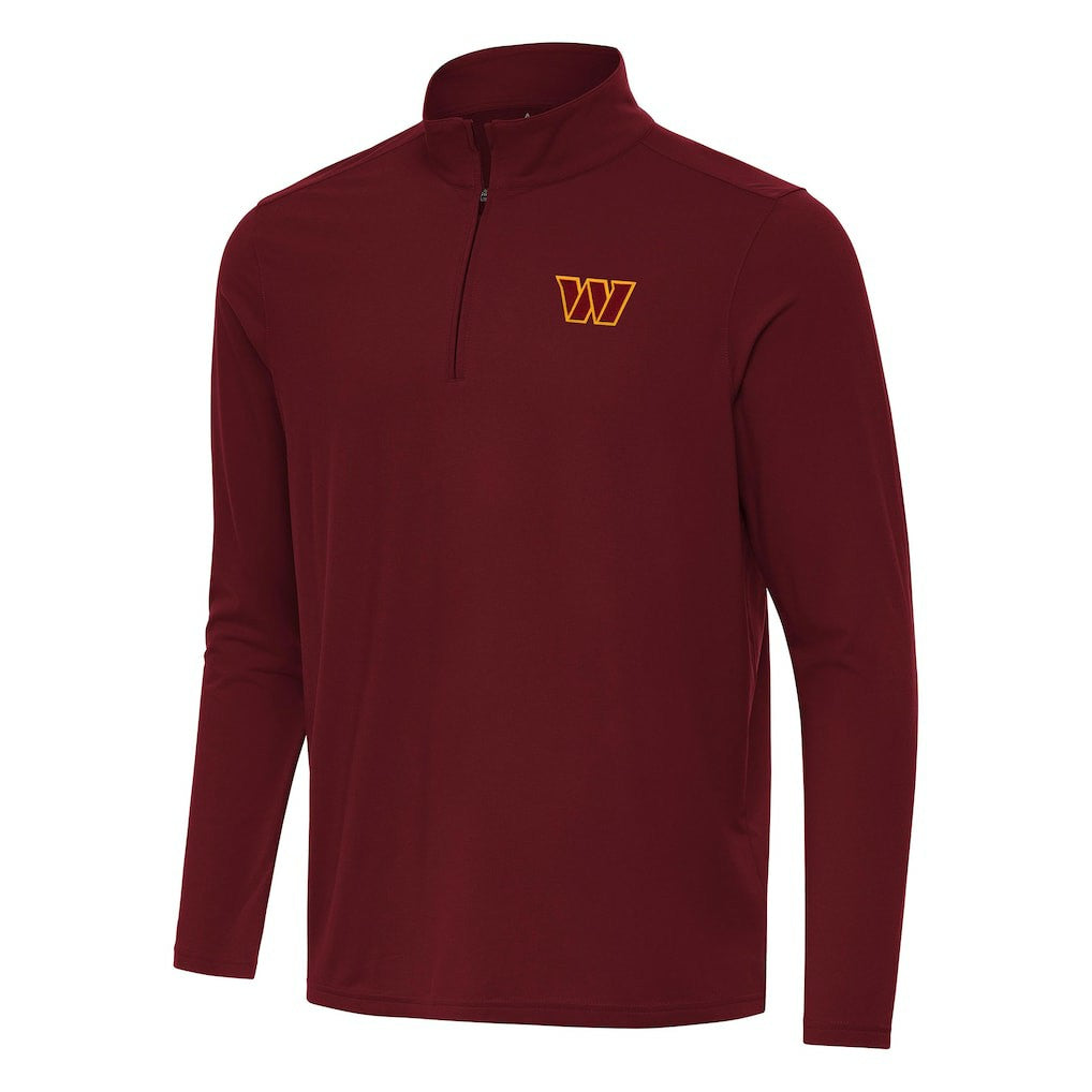 Washington Commanders Antigua Intent Quarter-Zip Pullover Top Burgundy | NFL