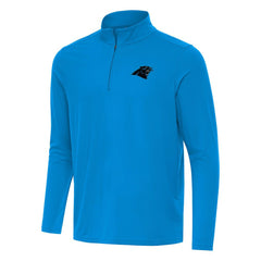 Carolina Panthers Antigua Intent Quarter-Zip Pullover Top Blue | NFL