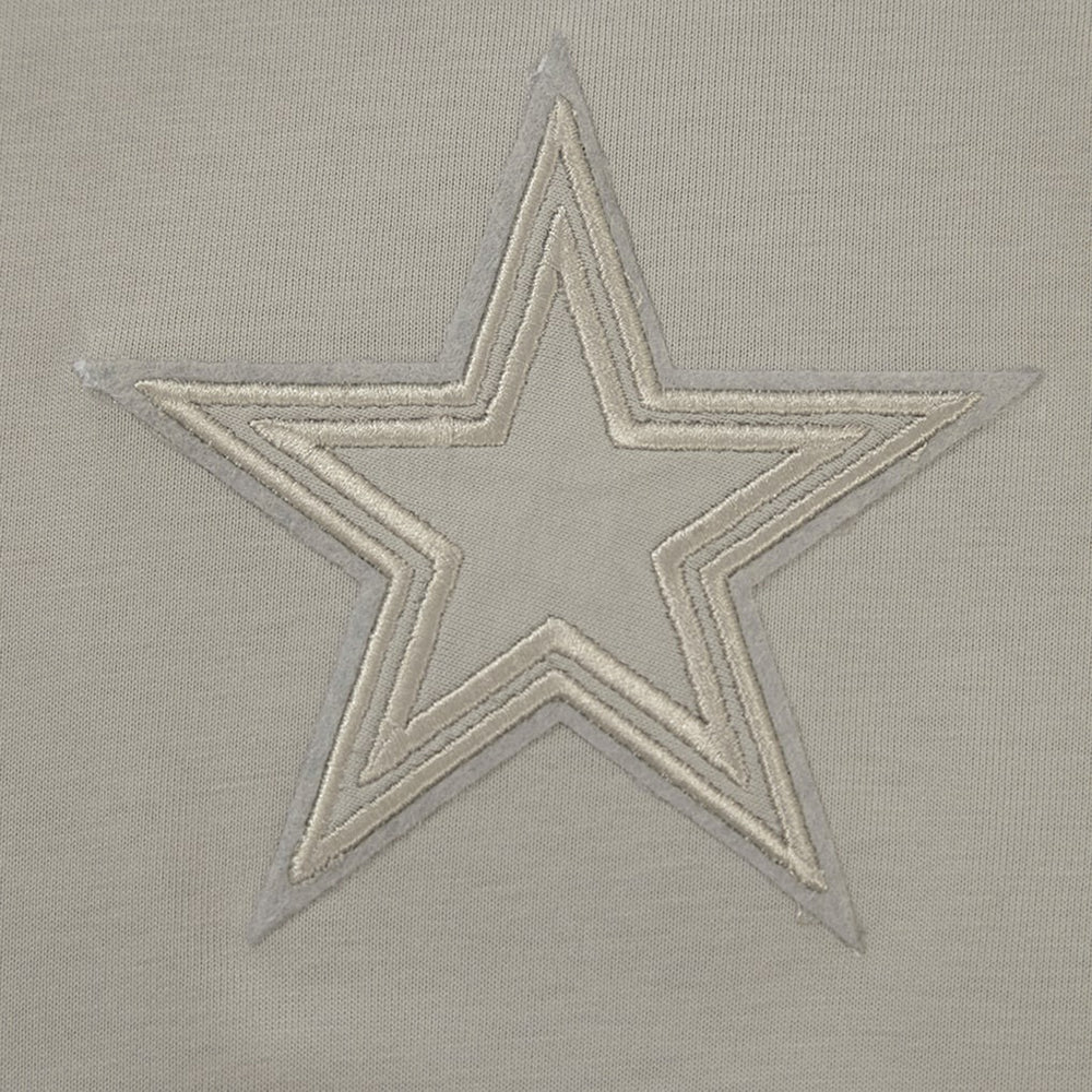 Dallas Cowboys Pro Standard Neutrals Capsule Short Sleeve Pullover Hoodie Tan | NFL