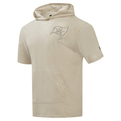 Tampa Bay Buccaneers Pro Standard Neutrals Capsule Short Sleeve Pullover Hoodie Tan | NFL
