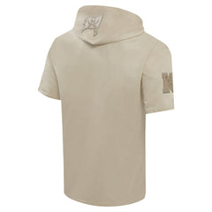 Tampa Bay Buccaneers Pro Standard Neutrals Capsule Short Sleeve Pullover Hoodie Tan | NFL