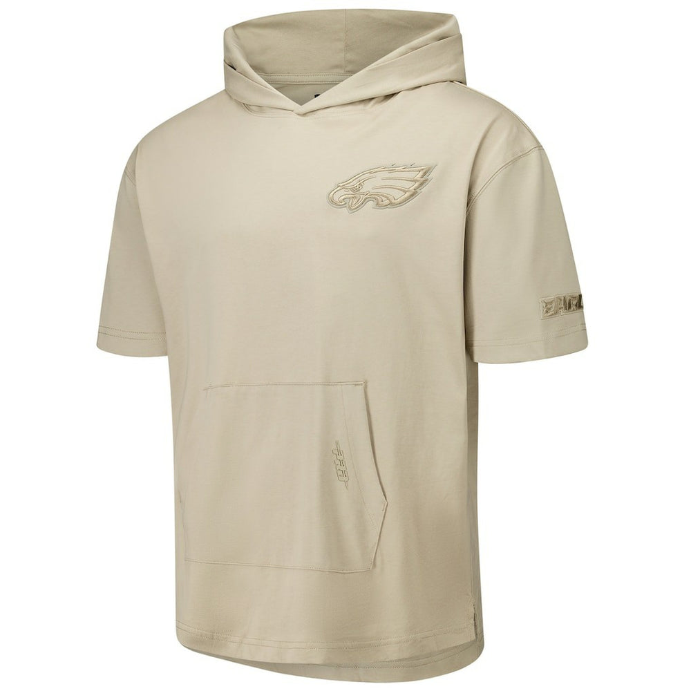 Philadelphia Eagles Pro Standard Neutrals Capsule Short Sleeve Pullover Hoodie Tan | NFL