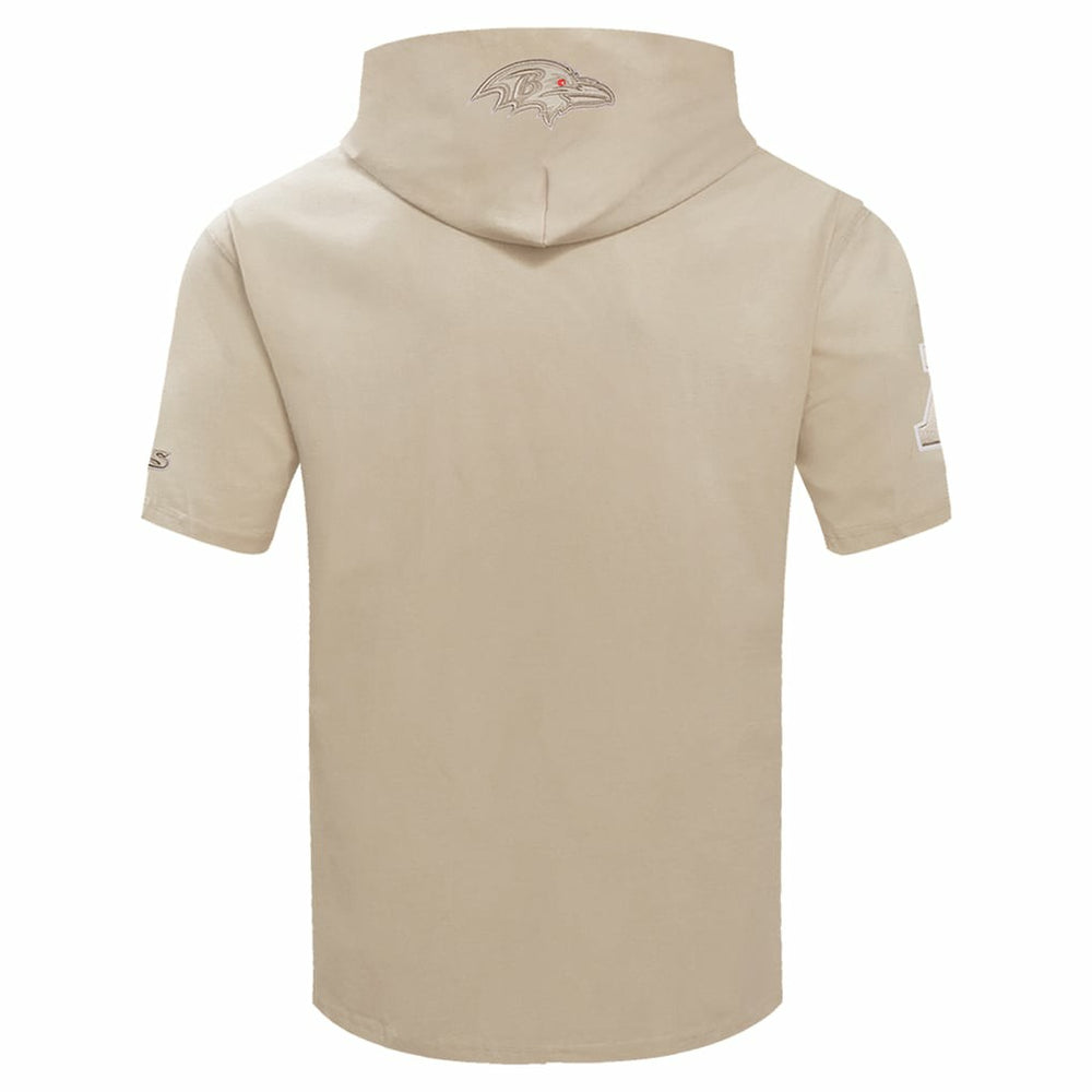 Baltimore Ravens Pro Standard Neutrals Capsule Short Sleeve Pullover Hoodie Tan | NFL