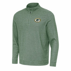 Green Bay Packers Antigua Subtle Quarter-Zip Top Hunter Green | NFL