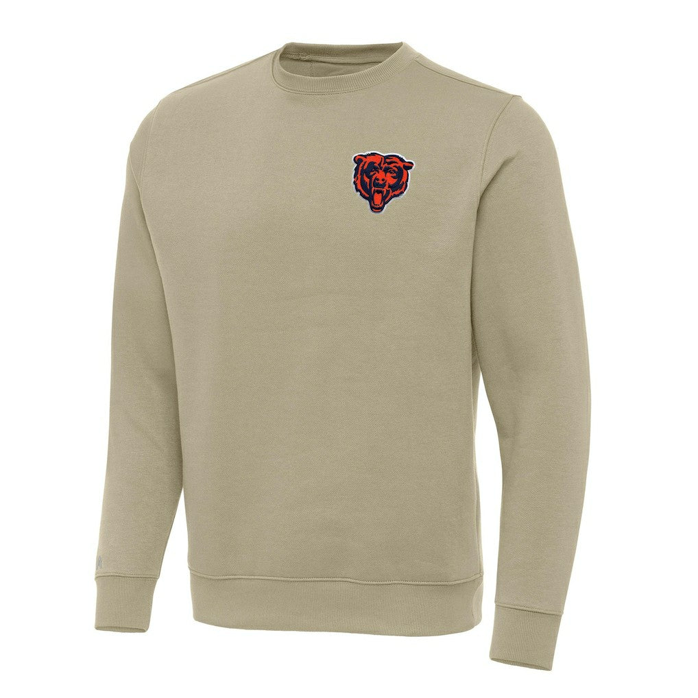 Chicago Bears Antigua Victory Pullover Sweatshirt Khaki | NFL