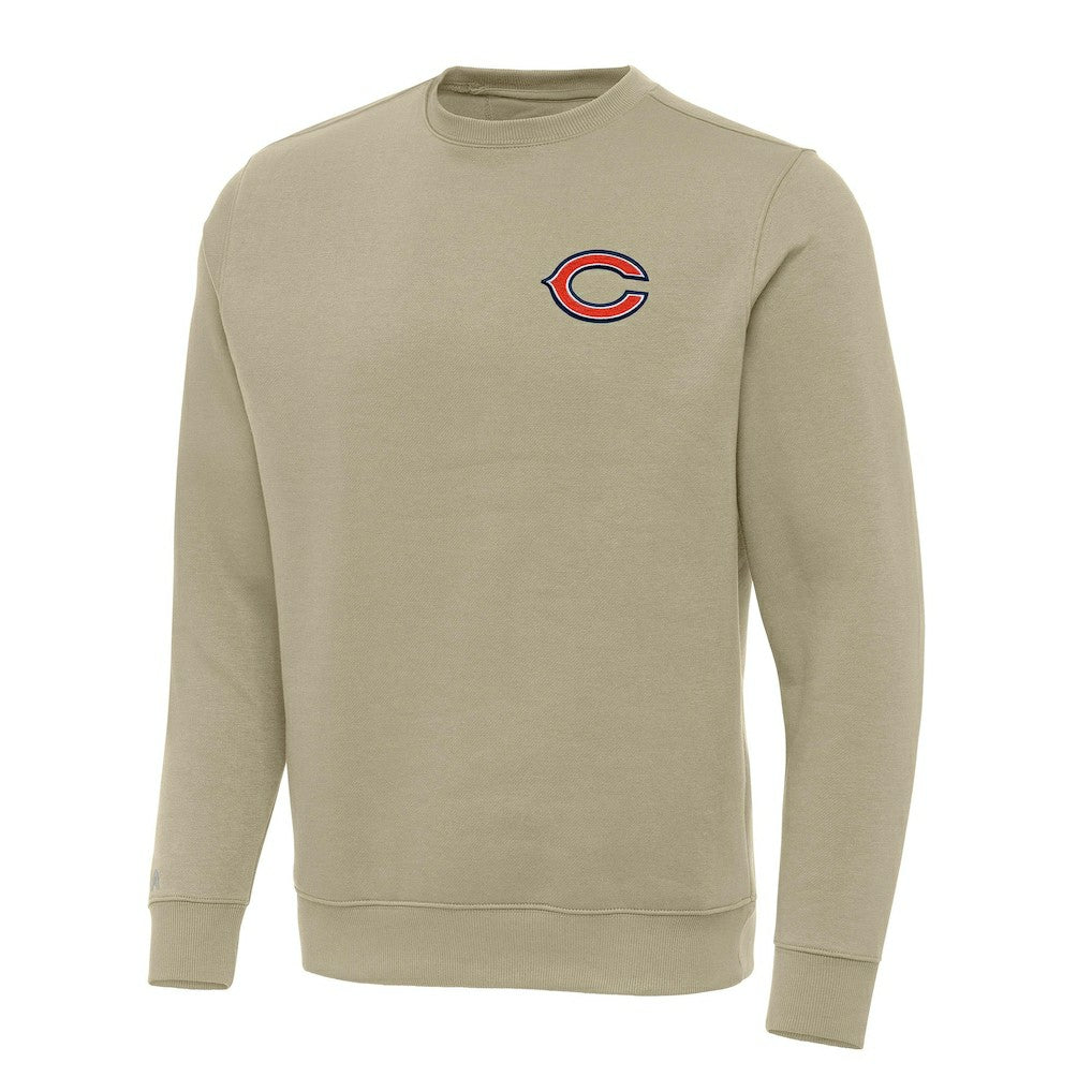 Chicago Bears Antigua Victory Pullover Sweatshirt Khaki | NFL