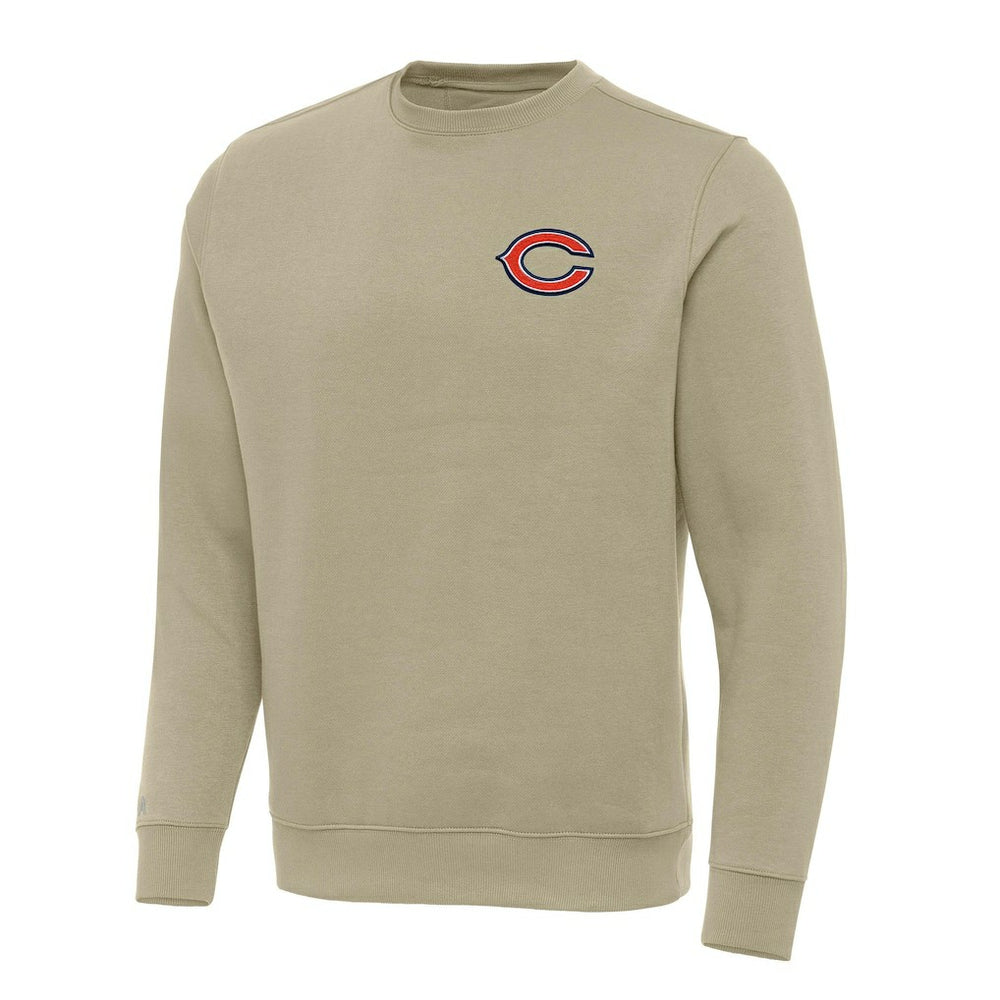 Chicago Bears Antigua Victory Pullover Sweatshirt Khaki | NFL