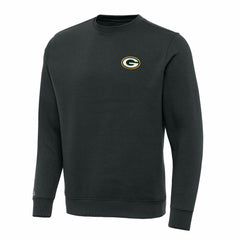 Green Bay Packers Antigua Victory Pullover Sweatshirt Charcoal | NFL