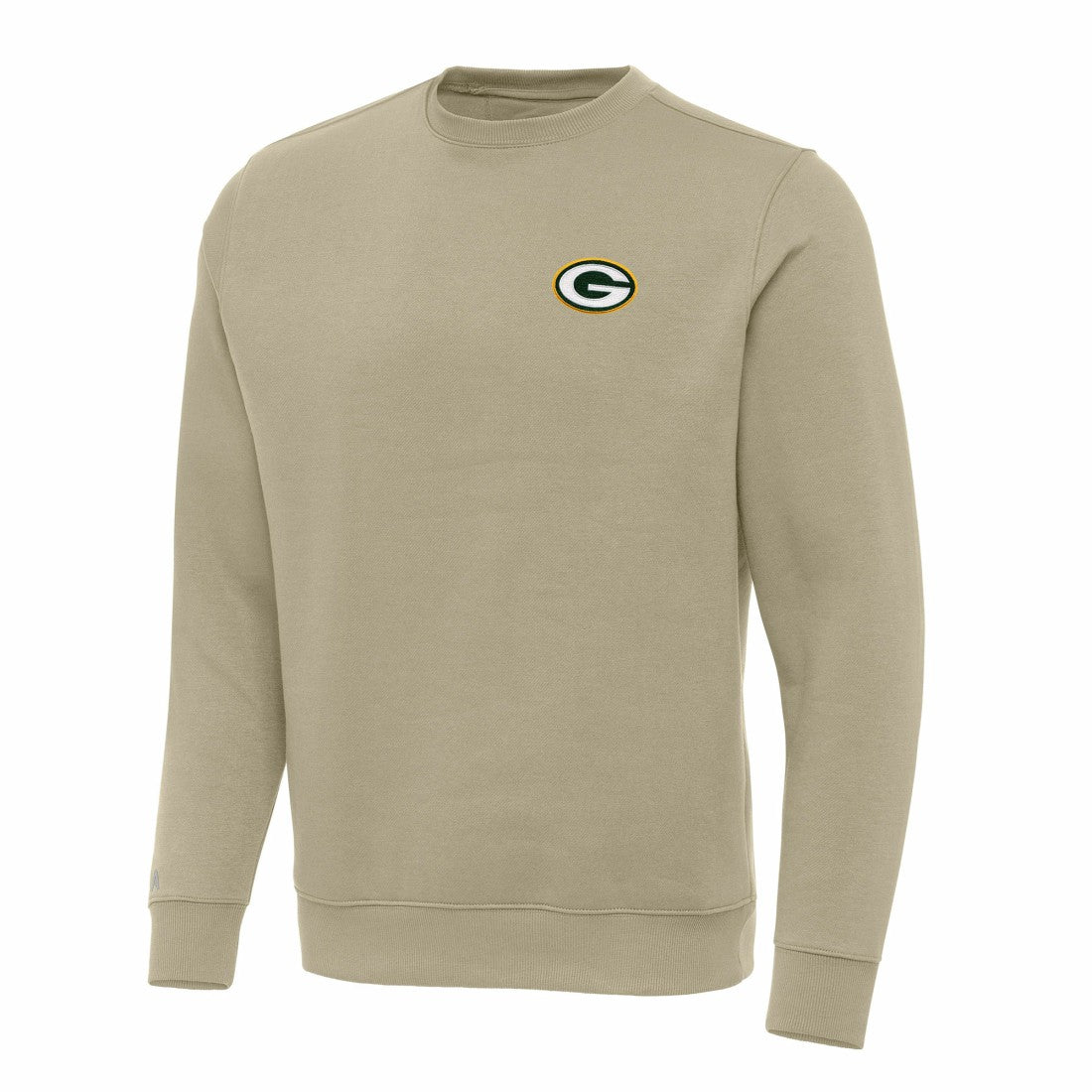 Green Bay Packers Antigua Victory Pullover Sweatshirt Khaki | NFL