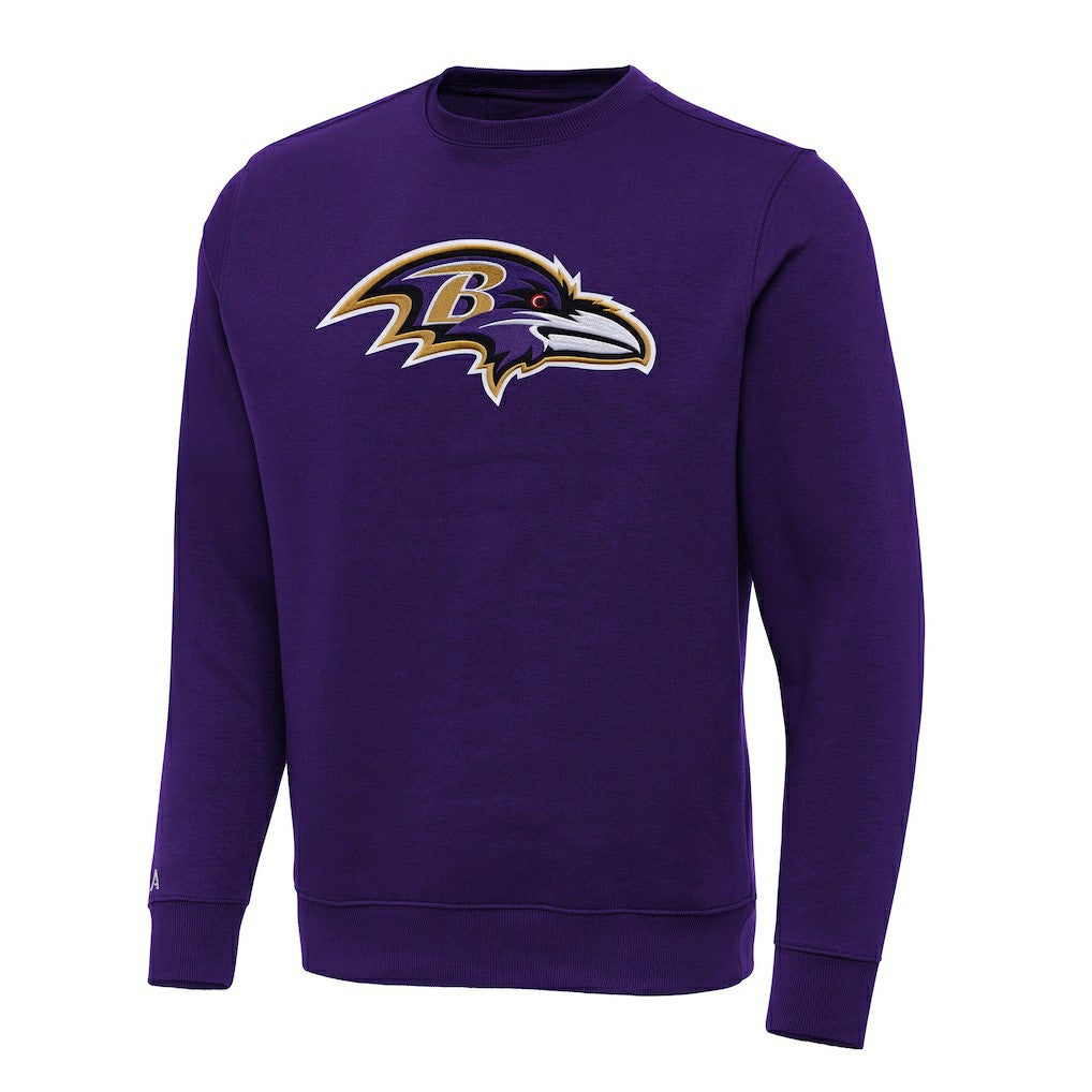 Baltimore Ravens Antigua Victory Pullover Sweatshirt Purple | NFL