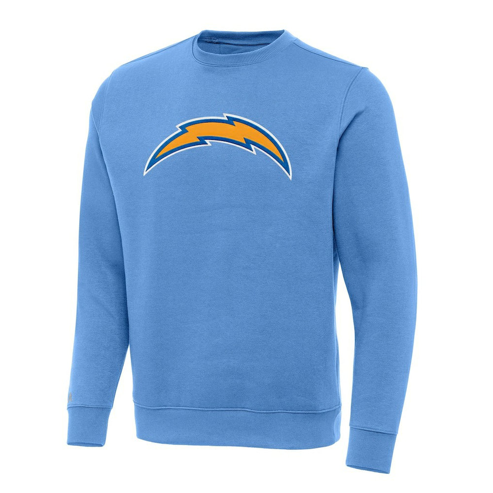 Los Angeles Chargers Antigua Victory Pullover Sweatshirt Powder Blue | NFL
