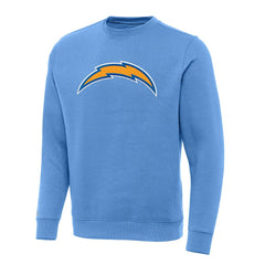 Los Angeles Chargers Antigua Victory Pullover Sweatshirt Powder Blue | NFL