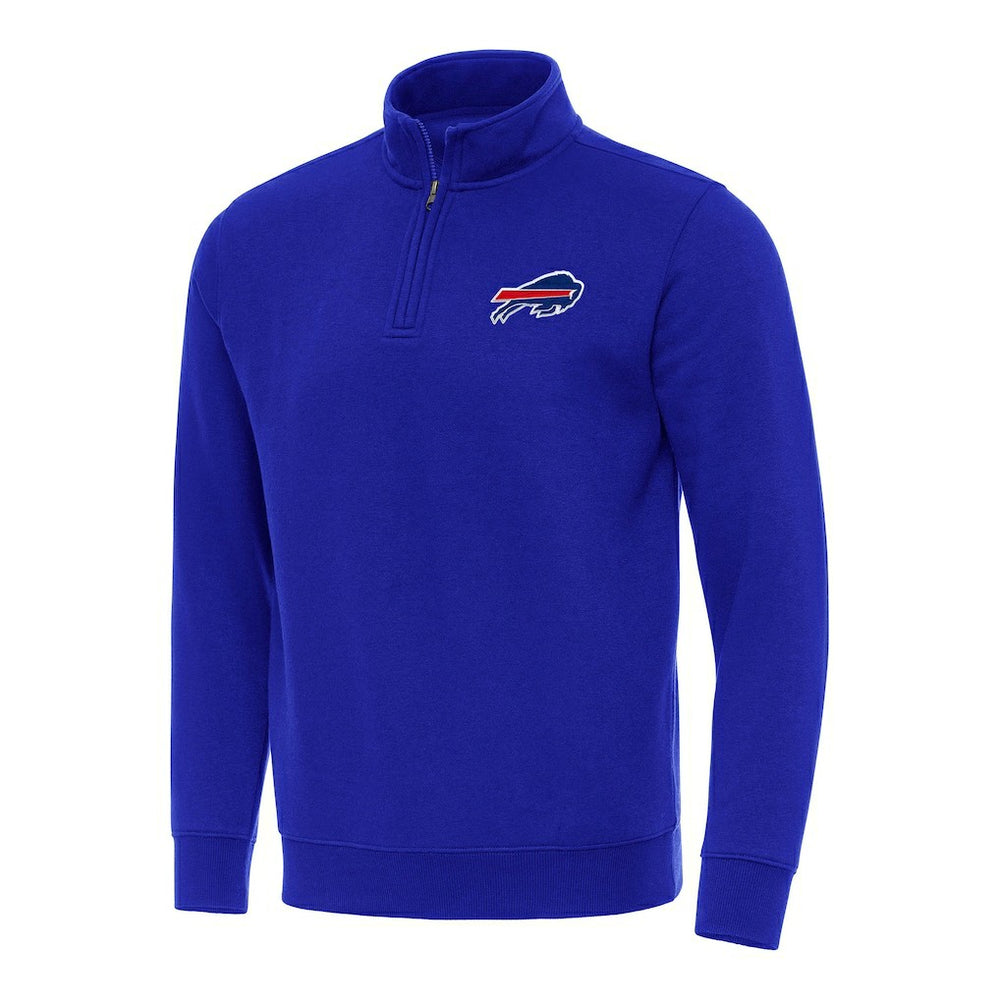 Buffalo Bills Antigua Victory Quarter-Zip Pullover Top Royal | NFL