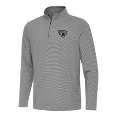 Jacksonville Jaguars Antigua Twine Quarter-Zip Jacket Black/White | NFL