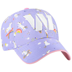 Washington Commanders '47 Girls Preschool Unicorn Clean Up Adjustable Hat Lavender | 47 brand