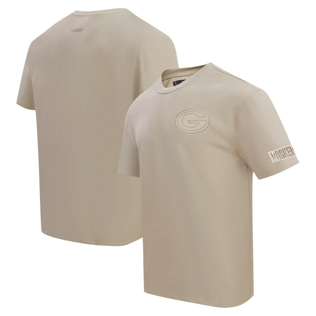 Green Bay Packers Pro Standard Drop Shoulder T-Shirt Tan | NFL