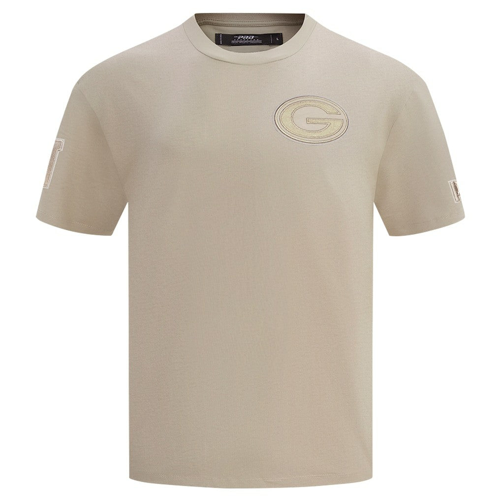 Green Bay Packers Pro Standard Drop Shoulder T-Shirt Tan | NFL