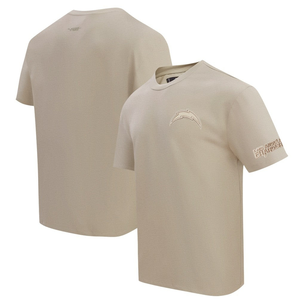 Los Angeles Chargers Pro Standard Drop Shoulder T-Shirt Tan | NFL