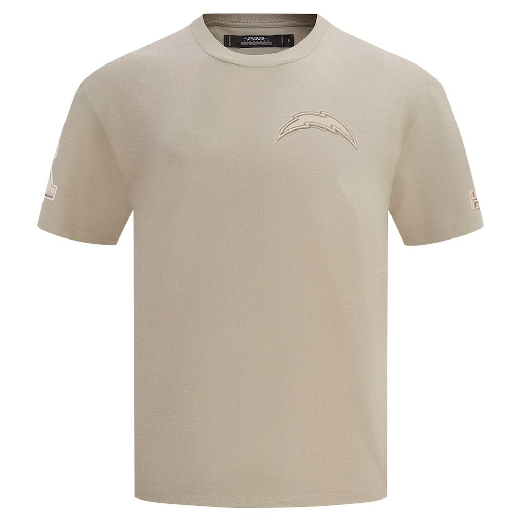 Los Angeles Chargers Pro Standard Drop Shoulder T-Shirt Tan | NFL