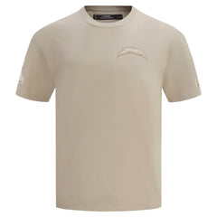 Los Angeles Chargers Pro Standard Drop Shoulder T-Shirt Tan | NFL