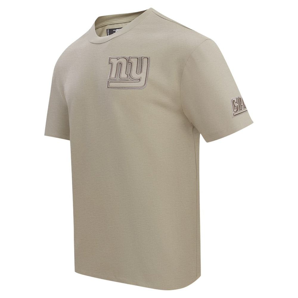 New York Giants Pro Standard Drop Shoulder T-Shirt Tan | NFL