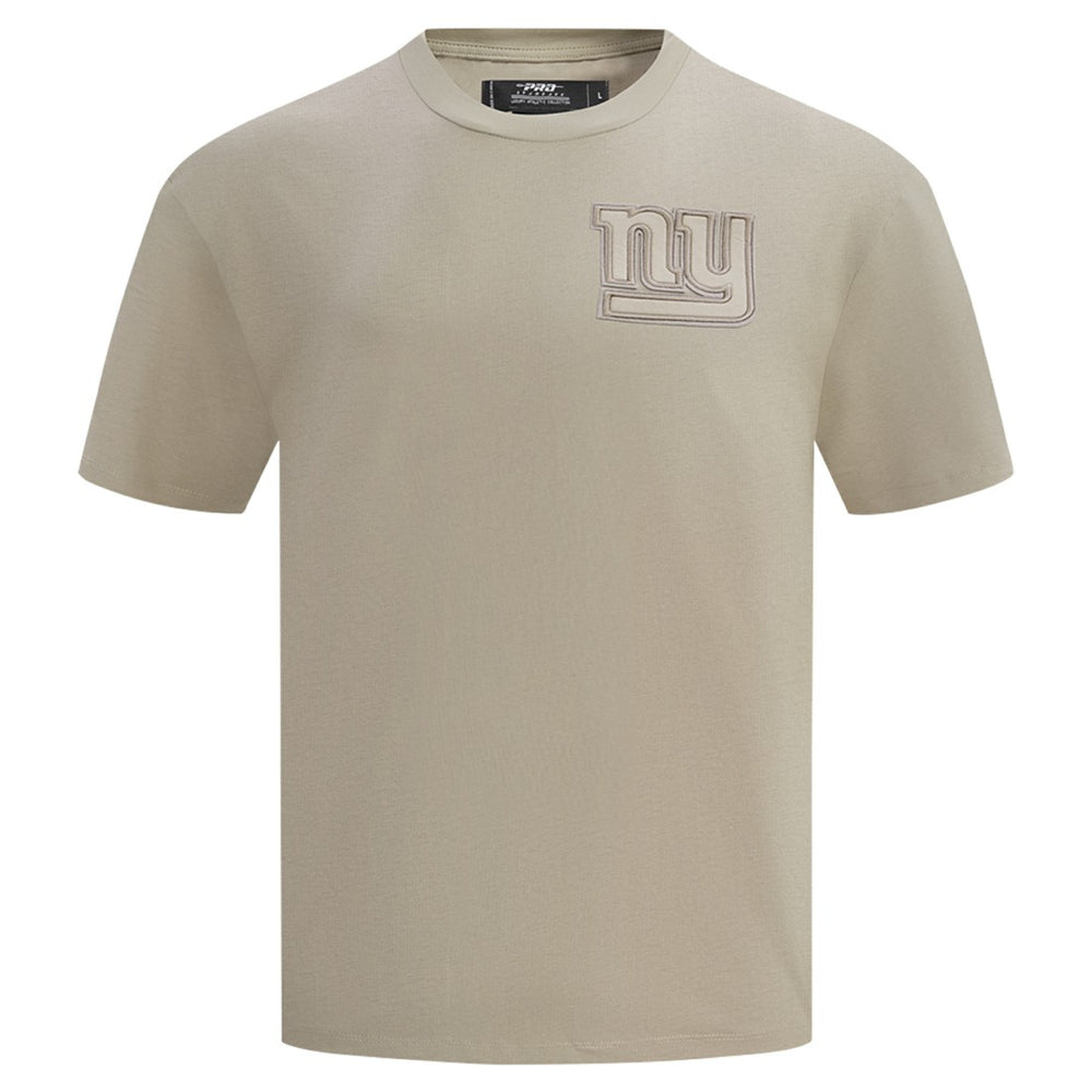 New York Giants Pro Standard Drop Shoulder T-Shirt Tan | NFL