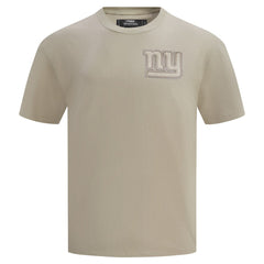 New York Giants Pro Standard Drop Shoulder T-Shirt Tan | NFL
