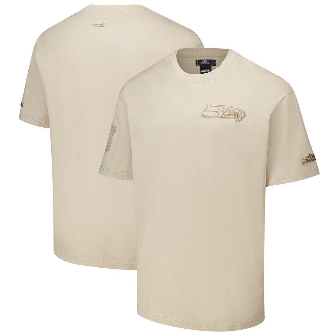 Seattle Seahawks Pro Standard Drop Shoulder T-Shirt Tan | NFL