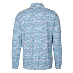 Detroit Tigers Cutter & Buck Traverse Eco Camo Tri-Blend DryTec Quarter-Zip Jacket - MLB