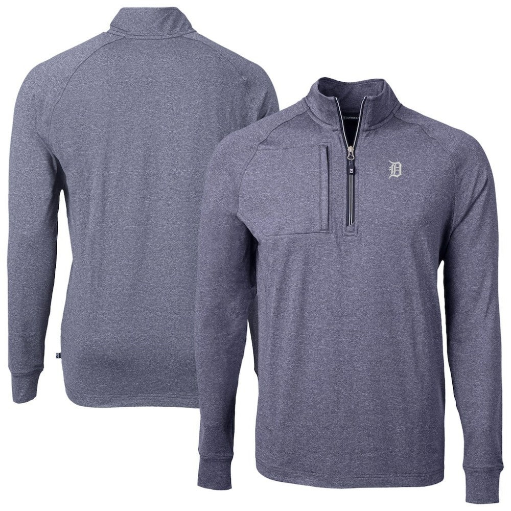 Detroit Tigers Cutter & Buck Adapt Eco Raglan Quarter-Zip Jacket - MLB