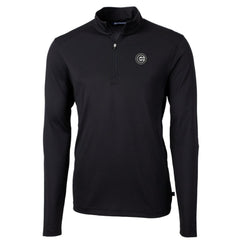 Chicago Cubs Cutter & Buck Virtue Eco Pique Quarter-Zip Jacket - MLB
