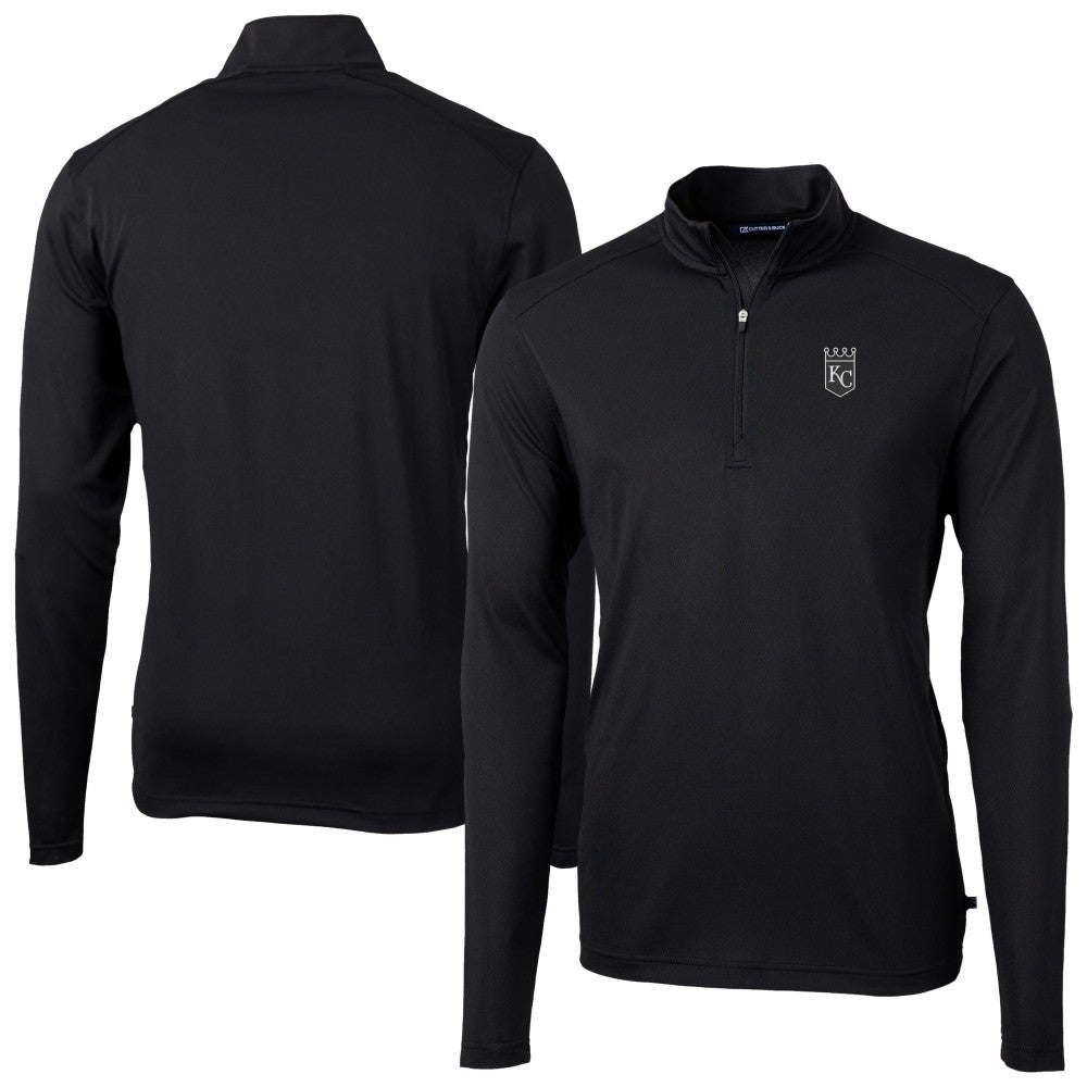 Kansas City Royals Cutter & Buck Virtue Eco Pique Quarter-Zip Jacket - MLB