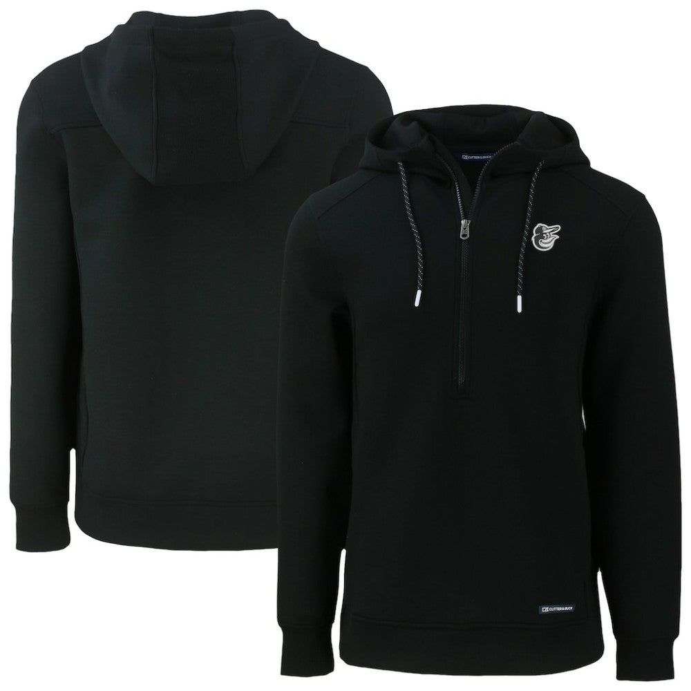 Baltimore Orioles Cutter & Buck Roam Eco Recycled Half-Zip Pullover Hoodie - MLB