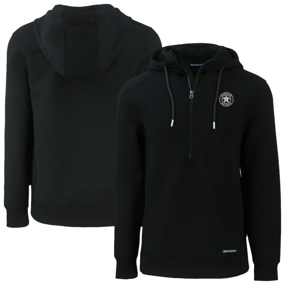 Houston Astros Cutter & Buck Roam Eco Recycled Half-Zip Pullover Hoodie - MLB