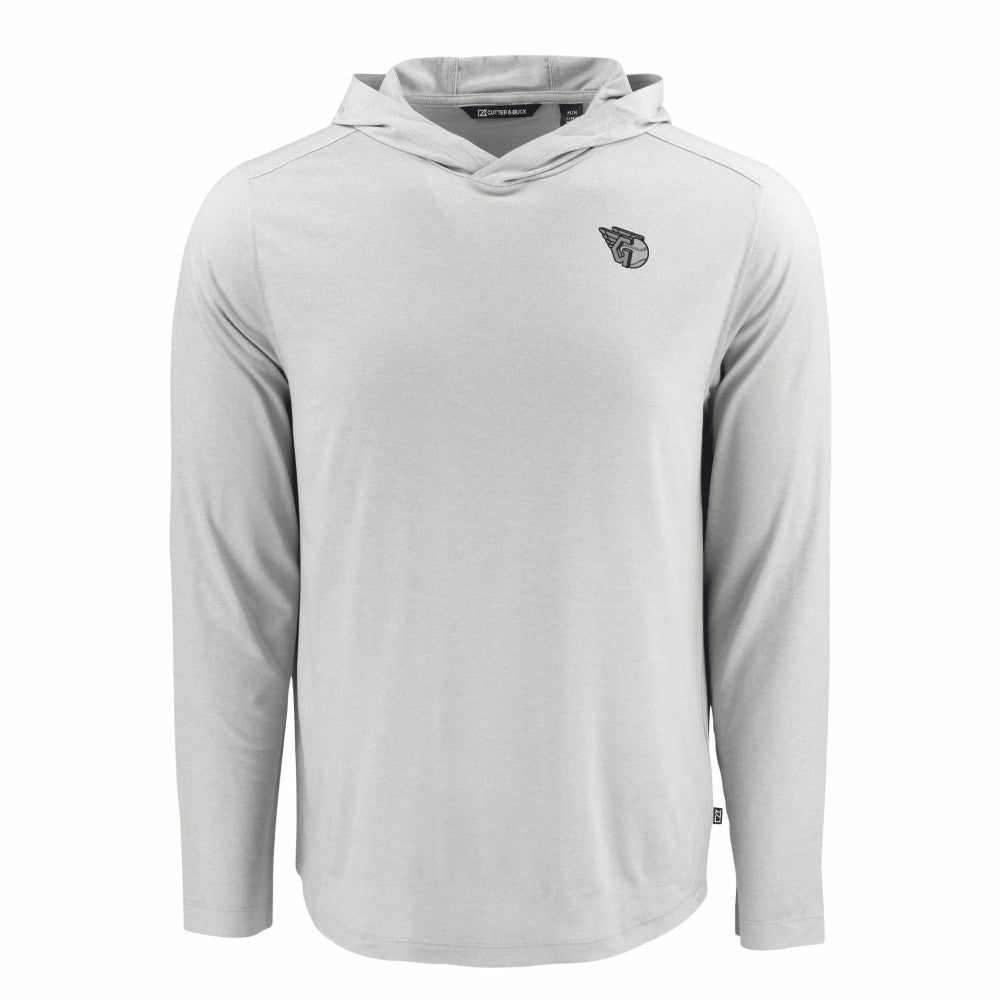 Cleveland Guardians Cutter & Buck Coastline Epic Comfort Eco Recycled Long Sleeve Hoodie T-Shirt - MLB
