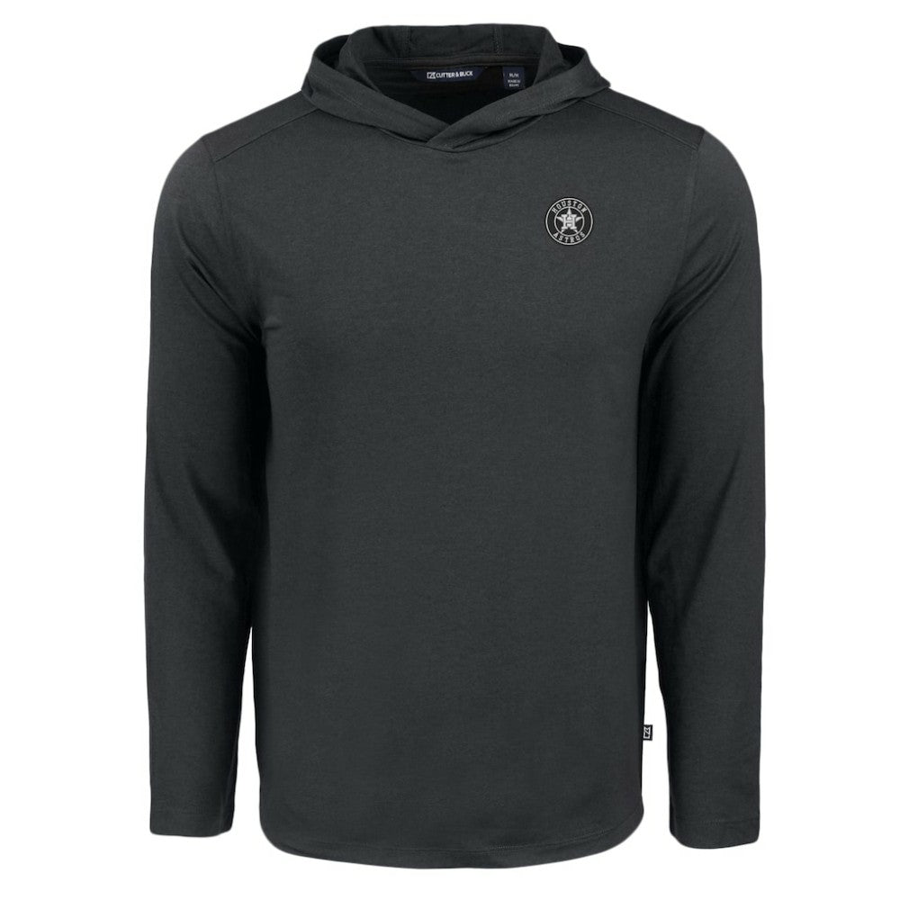 Houston Astros Cutter & Buck Coastline Epic Comfort Eco Recycled Long Sleeve Hoodie T-Shirt - MLB