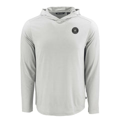 Houston Astros Cutter & Buck Coastline Epic Comfort Eco Recycled Long Sleeve Hoodie T-Shirt - MLB
