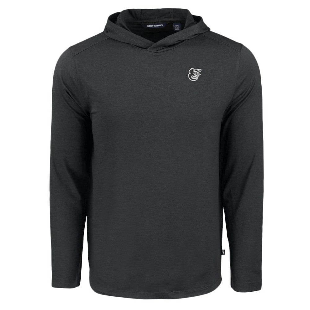 Baltimore Orioles Cutter & Buck Coastline Epic Comfort Eco Recycled Long Sleeve Hoodie T-Shirt - MLB