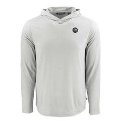 Chicago Cubs Cutter & Buck Coastline Epic Comfort Eco Recycled Long Sleeve Hoodie T-Shirt - MLB