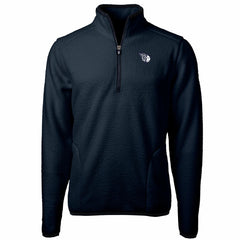 Cleveland Guardians Cutter & Buck Cascade Eco Fleece Quarter-Zip Jacket - MLB