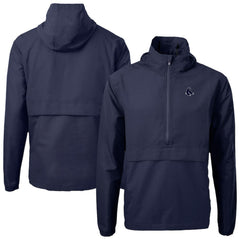Boston Red Sox Cutter & Buck Charter Eco Recycled Anorak Half-Zip Hoodie Jacket - MLB